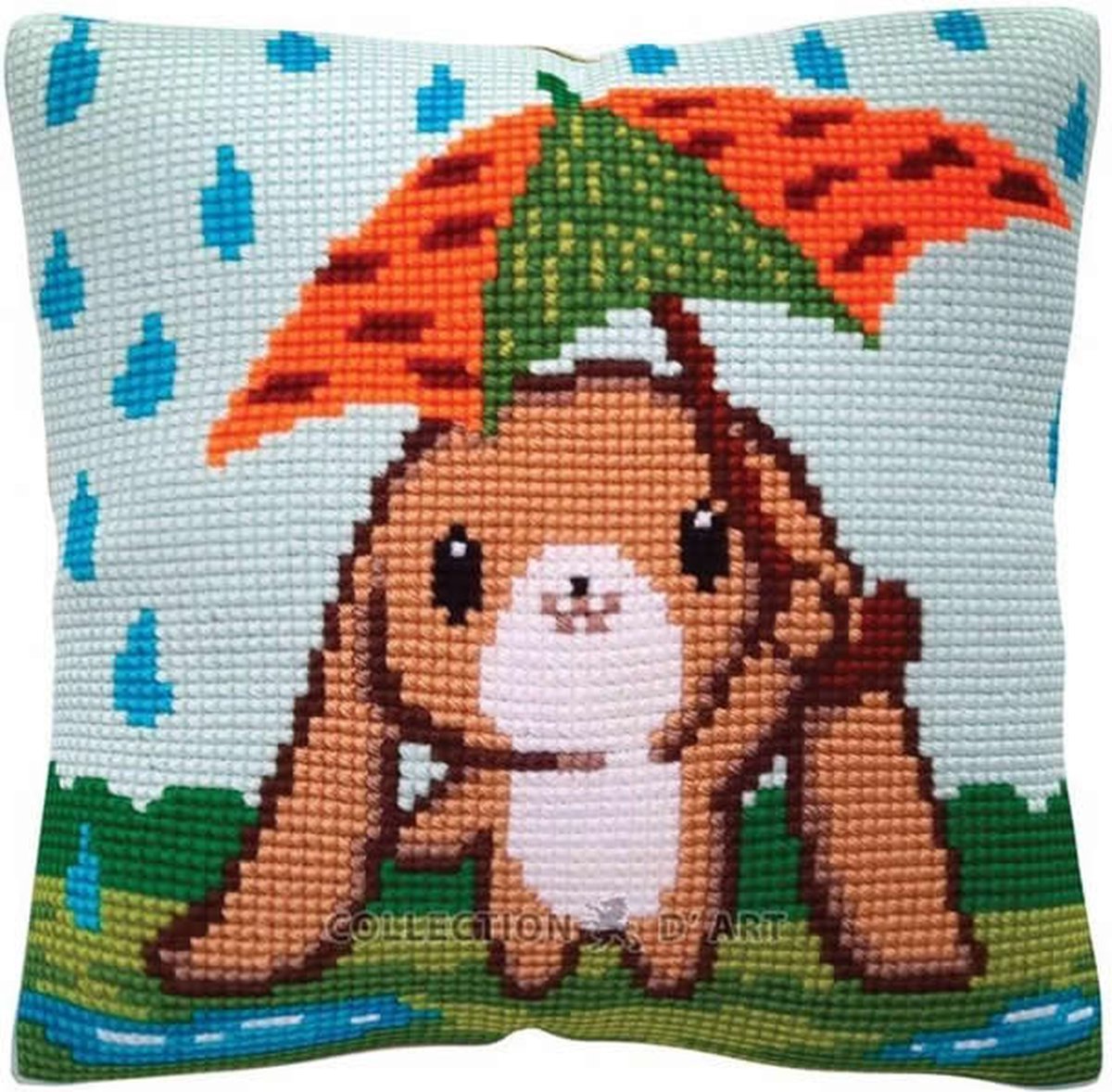 Collection dArt Summer Rain Kruissteekkussen pakket 5498